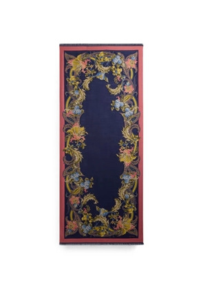 ETRO paisley-print scarf - Blue