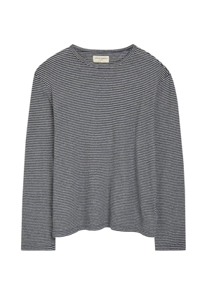 Officine Generale striped-pattern T-shirt - Blue