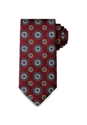 Bona Furtuna floral-print tie - Red