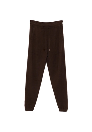 BOMPARD carrot-cut cashmere track pants - Brown