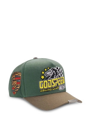 GODSPEED logo-embroidered snapback cap - Green