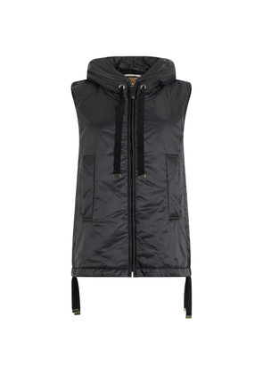 'S Max Mara padded hooded gilet - Black