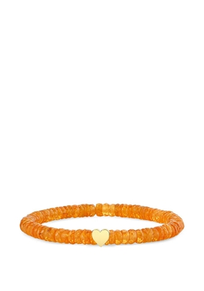 Sydney Evan spessartite heart bracelet - Gold