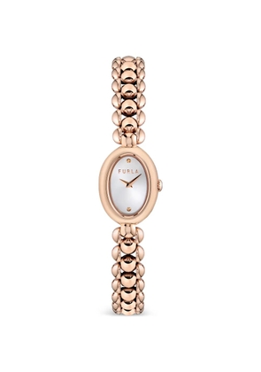 Furla oval case 26mm watch - White
