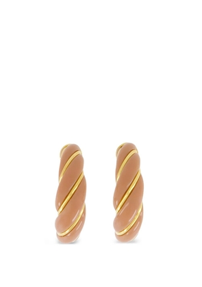 Aurelie Bidermann Diana twisted hoop earrings - Gold