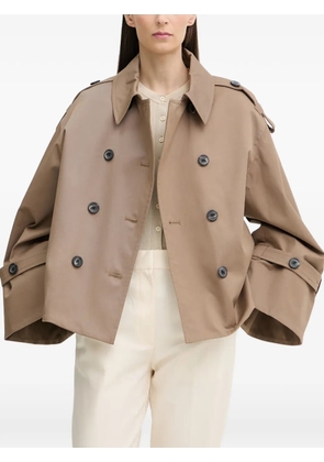By Malene Birger double-breasted flared coat - Brown