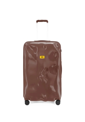 Crash Baggage large Icon dented-effect suitcase - Brown