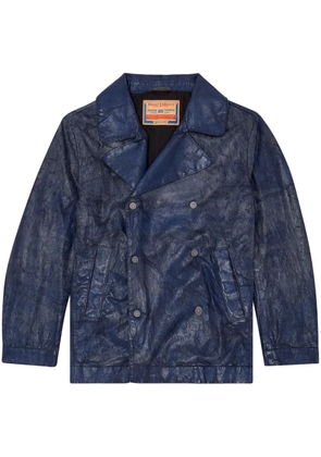 Diesel double-breasted denim jacket - Blue