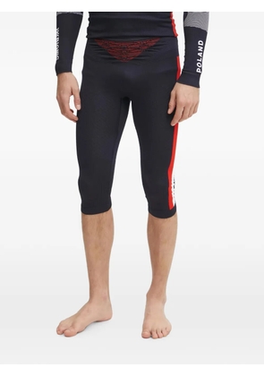 X BIONIC logo-waistband panelled ski pants - Blue