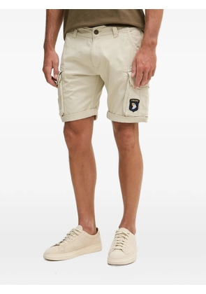Alpha Industries Crew patch-detail cargo shorts - Neutrals