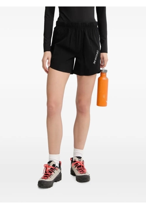 X BIONIC logo-print elasticated shorts - Black