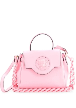 Versace Pre-Owned La Medusa Top Handle Bag Leather Small satchel - Pink