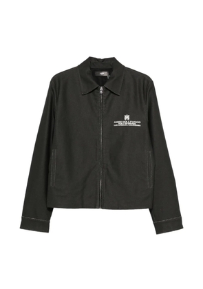 AMIRI logo-print overshirt - Black