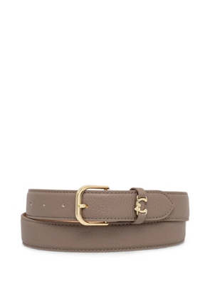 Coccinelle grained leather belt - Brown