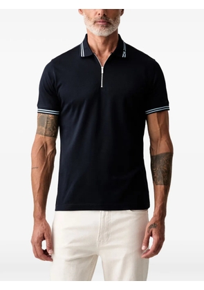 Karl Lagerfeld zip-fastening polo shirt - Blue