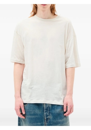 Ann Demeulemeester Dieter slogan-print cotton T-shirt - White