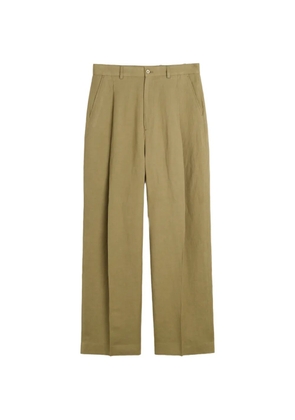 Cmmn Swdn Midas pleat-detail trousers - Neutrals