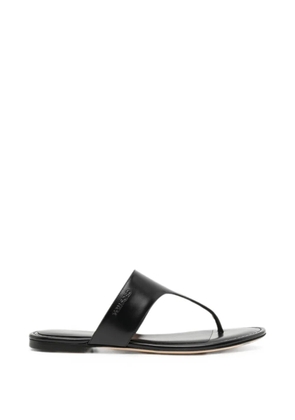 TOM FORD Lina thong-strap leather flat sandals - Black