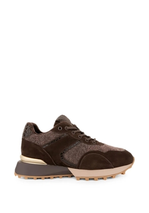 LINDA BAUMANN panelled sneakers - Brown