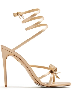 René Caovilla Cleo wraparound sandals - Neutrals