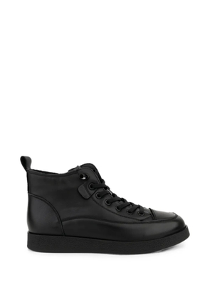 LINDA BAUMANN high-top lace-up sneakers - Black