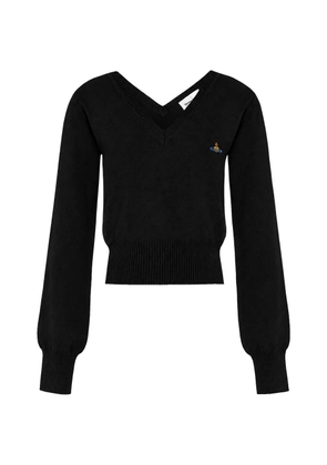 Vivienne Westwood Beatrice V-neck sweater - Black