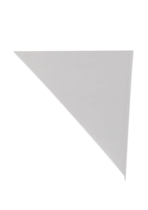 Norma Kamali triangle-shape scarf - Grey