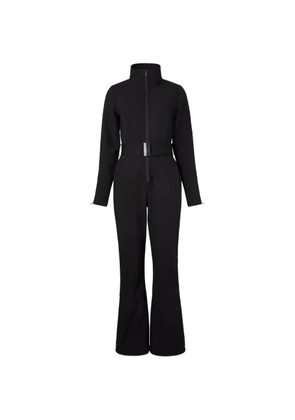 We Norwegians Tyin belted ski suit - Black