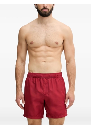 Trussardi logo-embroidered swim shorts