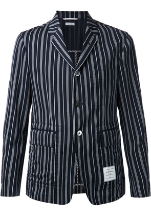 Thom Browne striped blazer - Blue