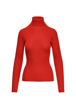 Essentiel Antwerp Kelmuse1 ribbed-knit turtleneck sweater - Red