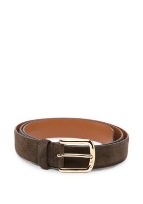 Nº21 suede buckle-fastening belt - Brown