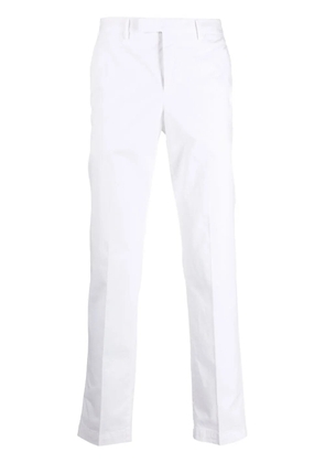 PT Torino mid-rise chino trousers - White