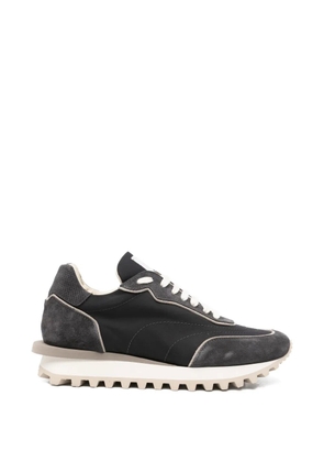 Eleventy panelled ridged-sole sneakers - Grey