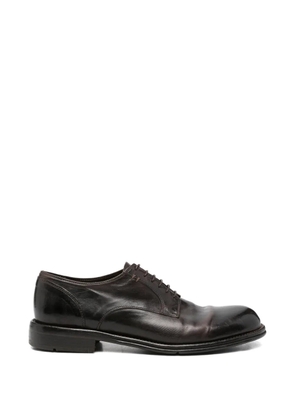 Eleventy lace-up leather derby shoes - Brown