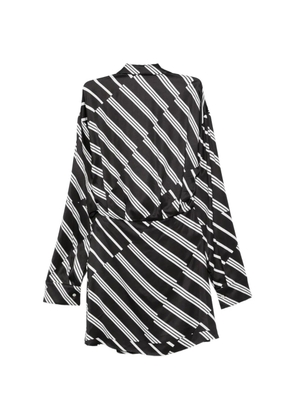 MSGM striped mini dress - Black