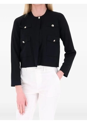 LIU JO button-up knitted jacket - Black