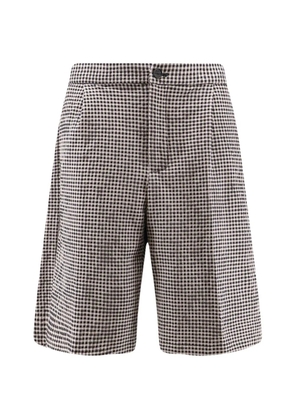 Hevo Torrelapillo checked tailored shorts - Black