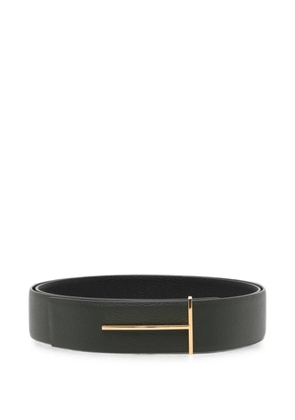 TOM FORD T-buckle reversible belt - Black