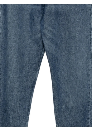MSGM logo-patch wide-leg jeans - Blue