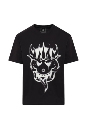 Y-3 Yaksha graphic-print T-shirt - Black