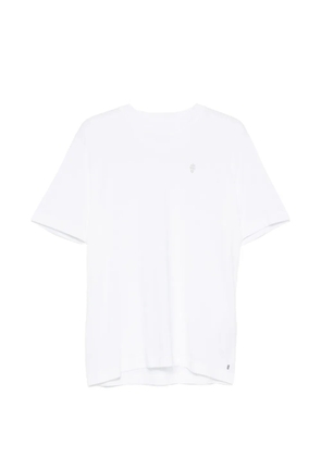 Eleventy logo-embroidery T-shirt - White