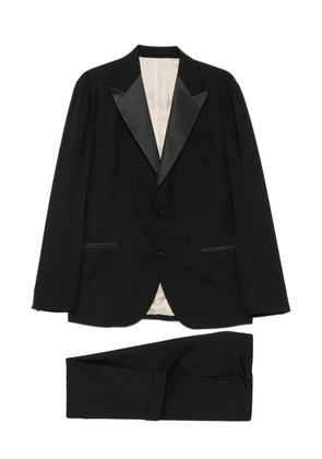Eleventy peak-lapel single-breasted suit - Black