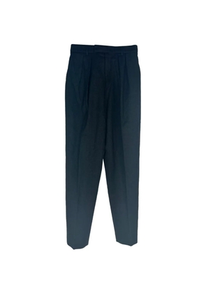Celine Pre-Owned Pleated wool trousers - Black