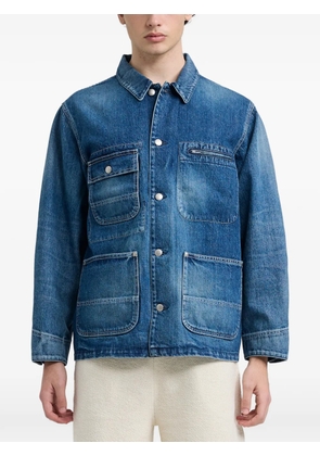 Vowels Chore bleached denim jacket - Blue