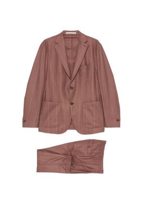 Eleventy pinstripe-pattern suit - Brown