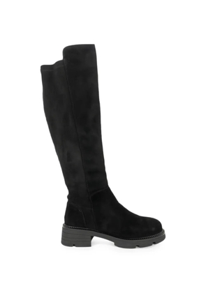 LINDA BAUMANN knee-high lug-sole boots - Black