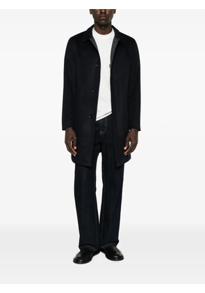 Kired reversible button-fastening coat - Blue