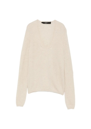 Lanvin Pre-Owned 2004 V-neck sweater - Neutrals