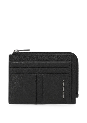 PIQUADRO zipped cardholder - Black